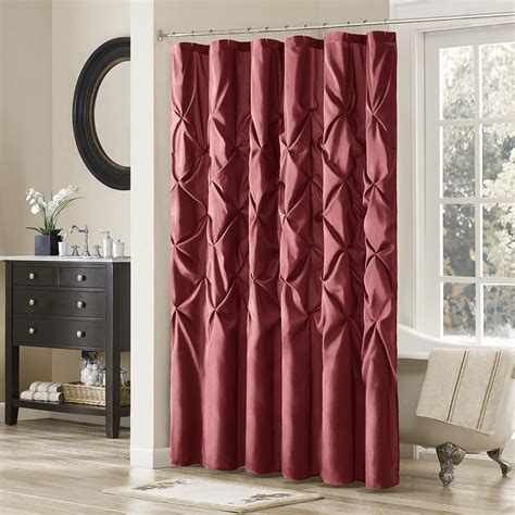 shower curtain with red|red shower curtains for bathroom.